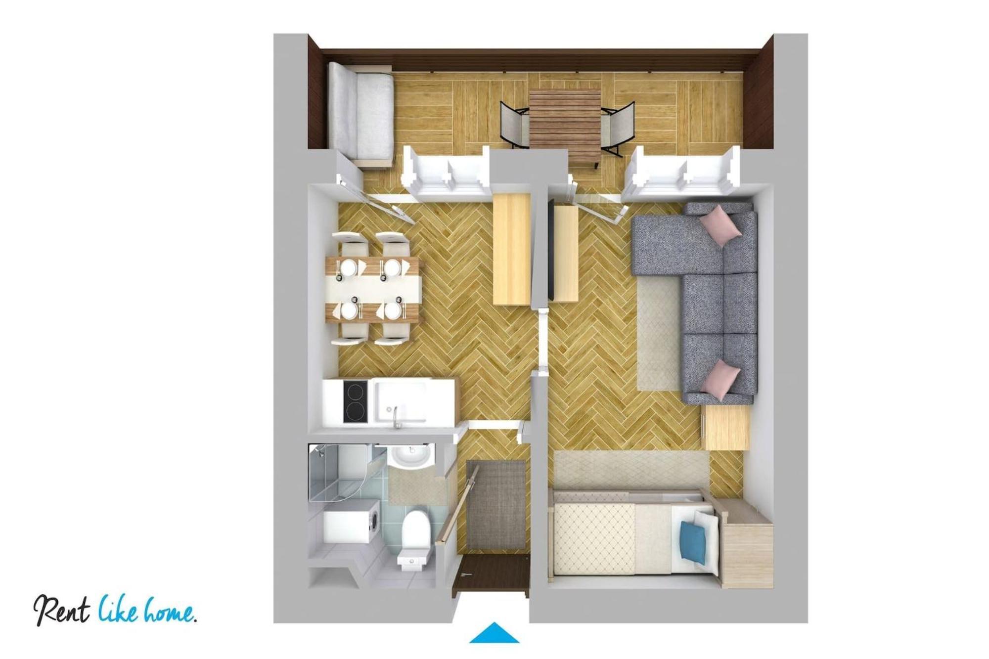 Rent Like Home - Krzeptowskiego Закопане Экстерьер фото